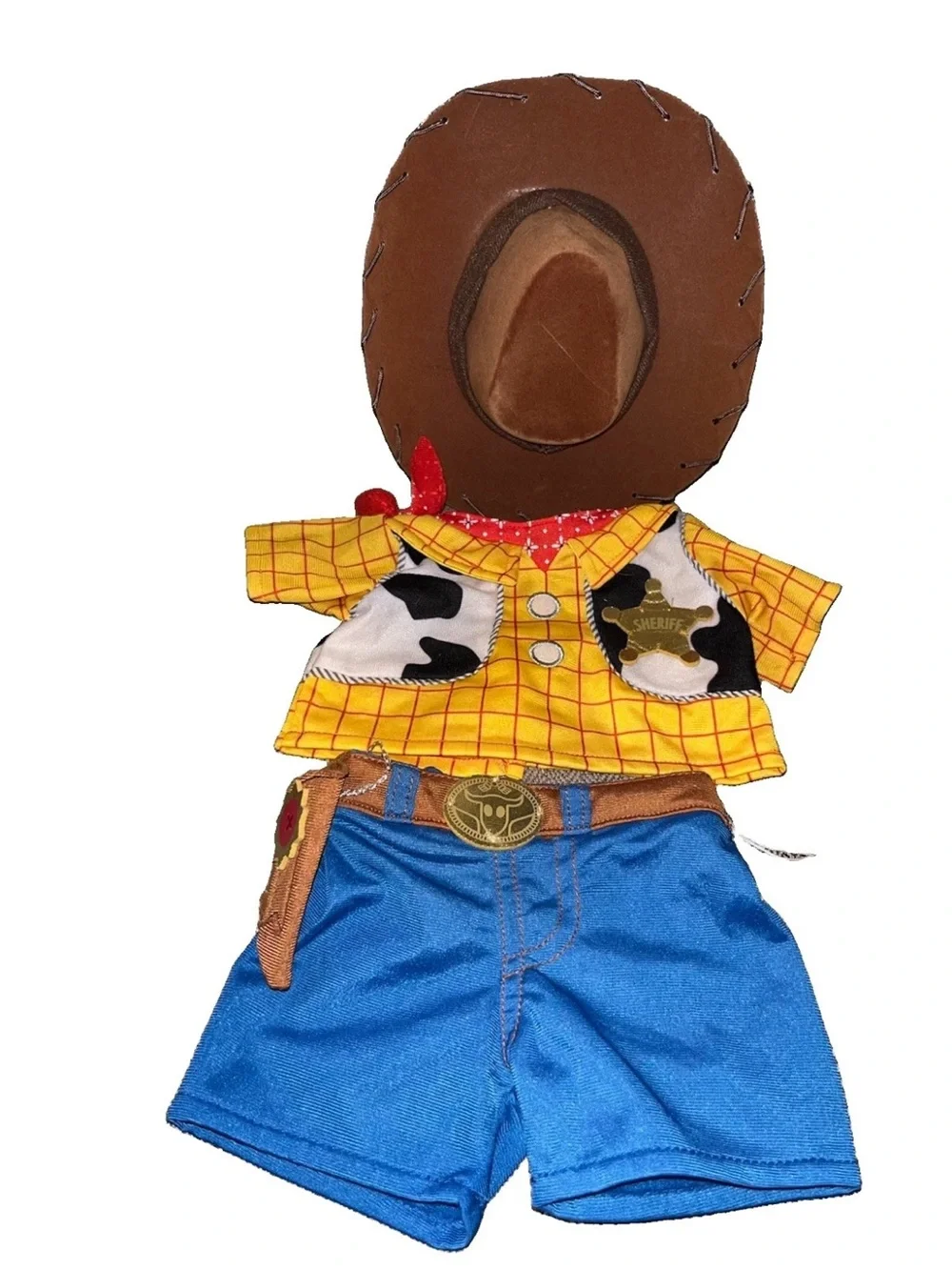 Build A Bear Disney Pixar Toy Story Woody Costume Shirt Pants Hat RARE HTF BABW
